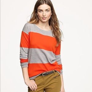 J Crew Striped Saturday Sweater